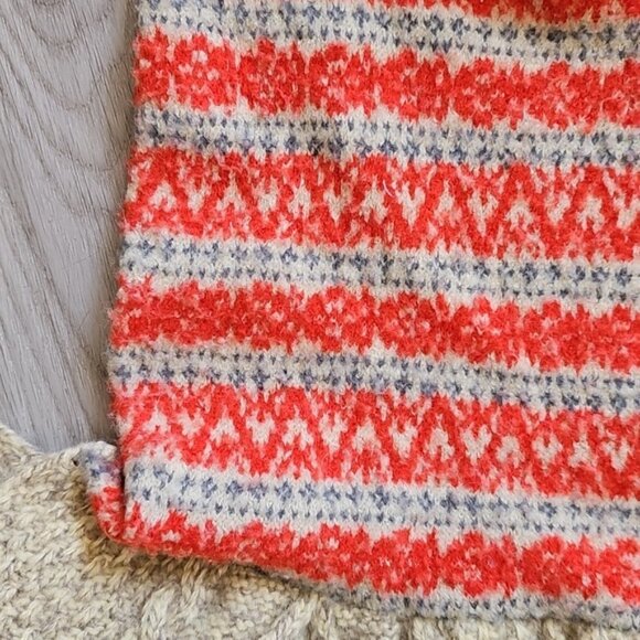 Free People Cable Knit Boho Knit Fall Winter Infinity Loop Scarf - Picture 5 of 10